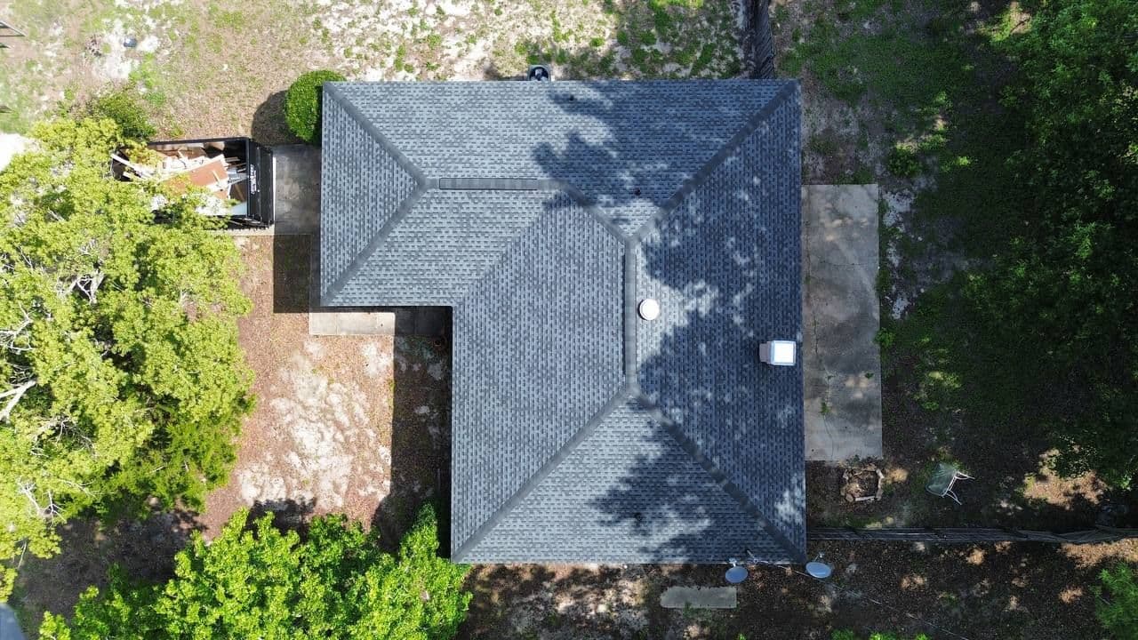 Residential Roof Replacement with GAF HDZ Shingles and Peel-and-Stick Underlayment in Panama City Beach, FL