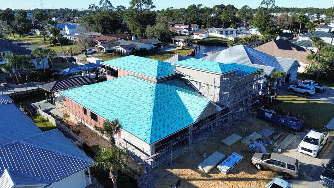 Waterfront Screw-Down Metal Roof Installation in Dolphin Bay, Panama City Beach, FL