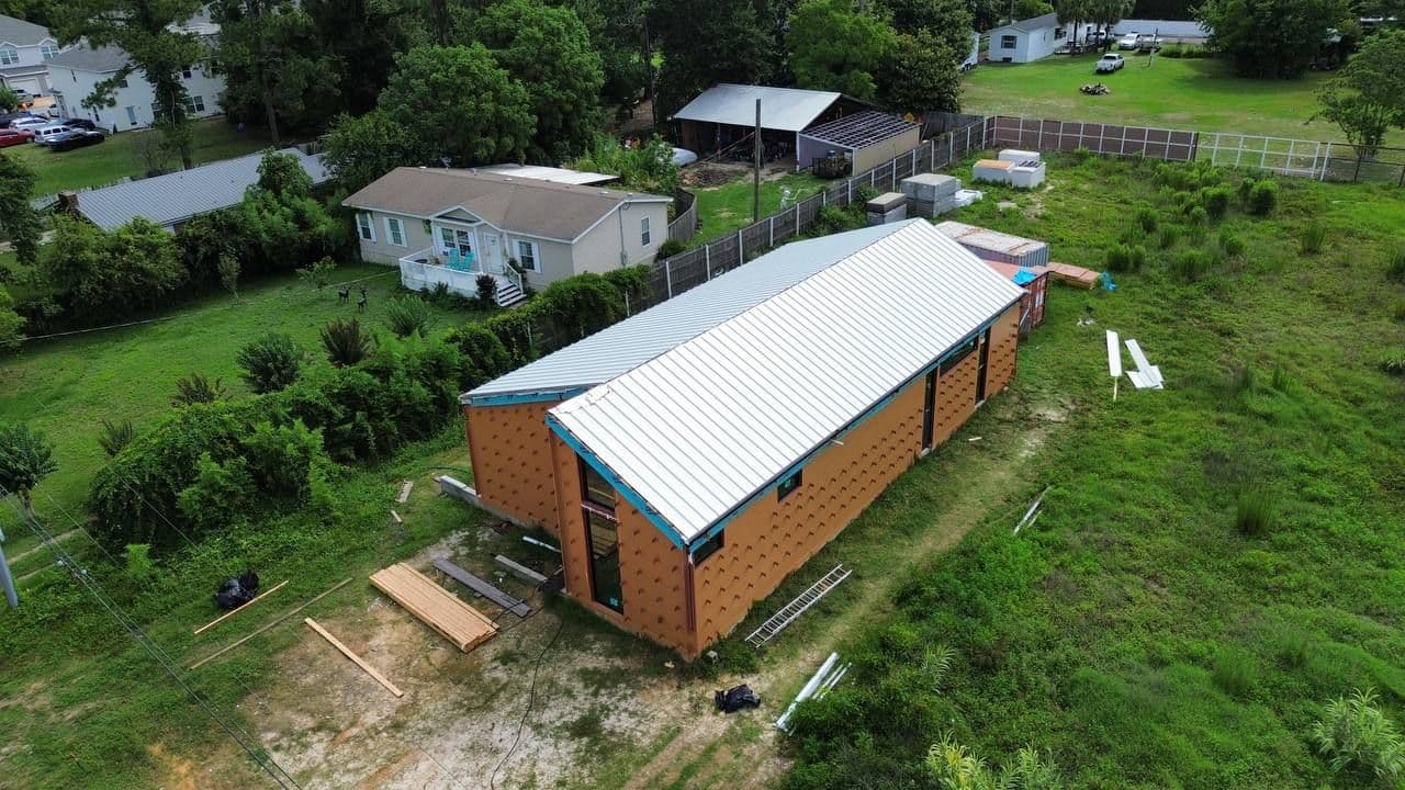 High-Performance Double-Lock Standing Seam Aluminum Roof in Panama City Beach, FL